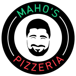 Maho's Pizzeria logo.